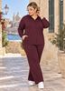 Picture of 2 PIECE ELEGANT NAVY SUIT WITH SUBTLE SPARKLE - ZIP UP